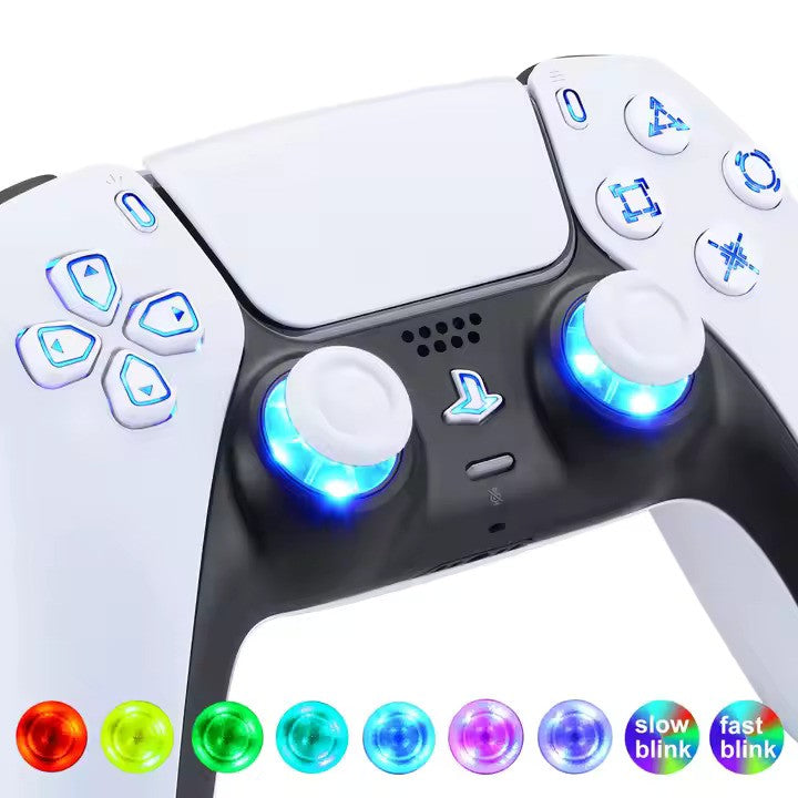 EXtremeRate Multi-Colors Illuminated Dpad DTF LED Kit for PS5 Controller BDM-010 & BDM-020