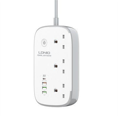 3 AC Outlets Wi-Fi Smart Power Strip