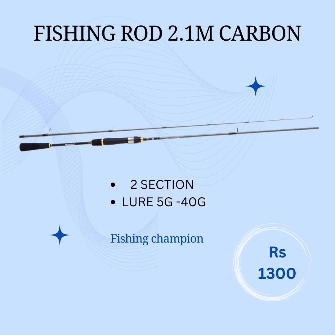 Fishing rod 2.1m carbon
